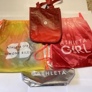 ✨Athleta Bag, 2 Athleta Cinch Bags, Lululemon Bag!✨